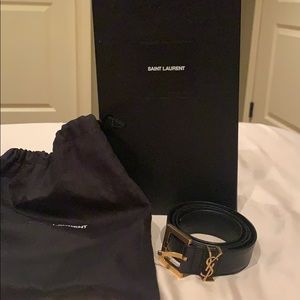 FIRM PRICE Authentic Ysl Belt